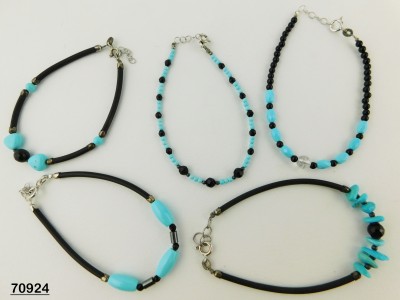 BRACCIALETTI PELLE E P.TURCHES