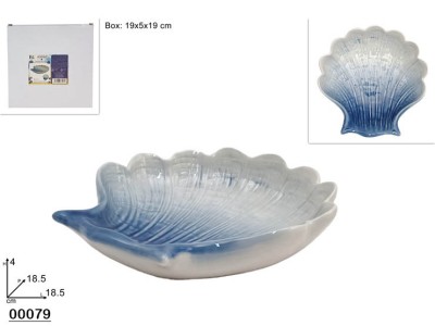 PIATTO CONCHIGLIA CERAMICA