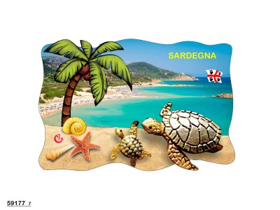 MAGNETE TARTARUGHE MARE SARDEG