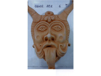 Sud Arca Snc MASCHERA CORNA GREZZA CM.35 Sud Arca Snc MASCHERA CORNA GREZZA CM.35