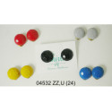 COPPIA ORECCHINI CLIP PIETRA C
