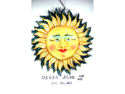Sud Arca Snc SOLE FUOCO DECORATO CM. 40