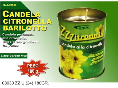Sud Arca Snc CANDELA CITRONELLA BARILL.GR.