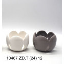 PORTACANDELA FIORE CERAMICA 10