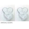 SVUOTATASCHE CUORE VETRO