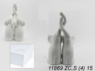 Sud Arca Snc ELEFANTINI IN CERAMICA CM.15