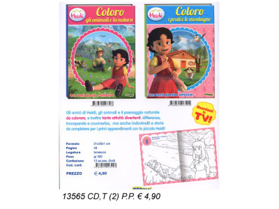 Sud Arca Snc LIBRO HEIDI 3D COLOR