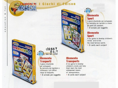 Sud Arca Snc GIOCO MEMENTO TRASPORTI