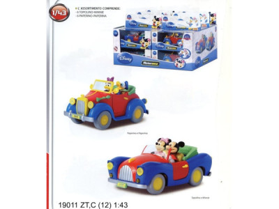 Sud Arca Snc AUTO TOPOLINO-MINNIE-PAPERINO