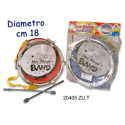 TAMBURO MAGICO IN PVC CM.18
