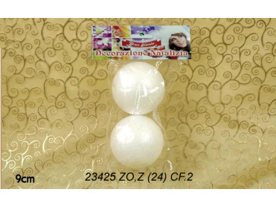 Sud Arca Snc SET 2 SFERE DA DECORARE cm.9