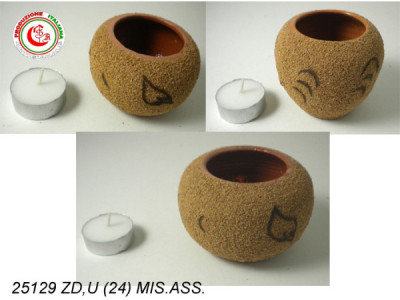 Sud Arca Snc VASETTO-TAZZA T.COTTA SUGHERO